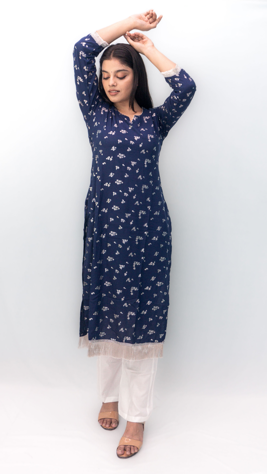 Anikrriti Blue Kurti - Anikrriti